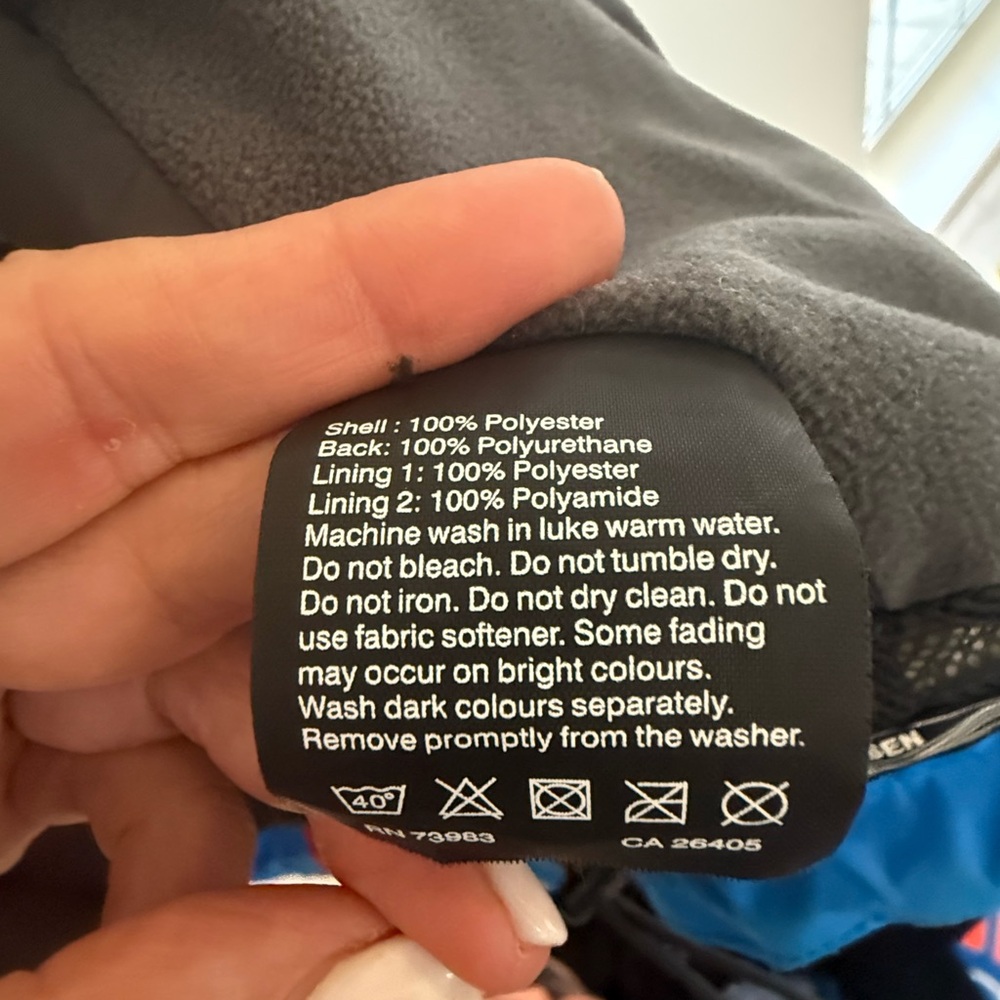 Helly Hansen Blue Jacket With Orange Accents - image 2